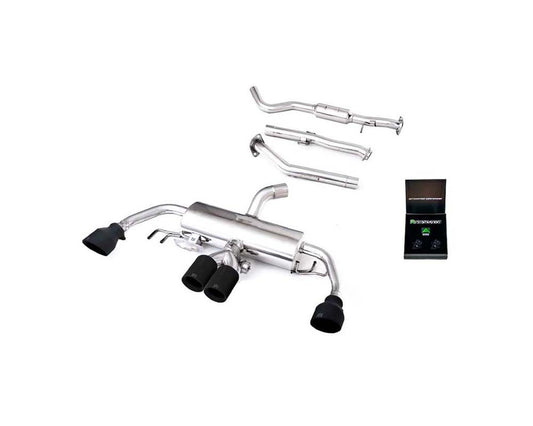 Armytrix Valvetronic Exhaust System Toyota GR Corolla 1.6L 2023+ with Matte Black Tips