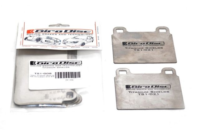 Girodisc TS-1575-4 Titanium Backing Plate Kit