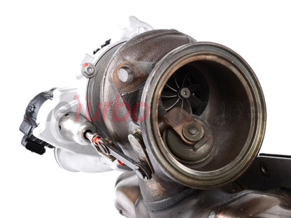TTE BMW N55 Turbocharger Upgrade TTE550 Pneumatic Wastegate (135i & 335i)