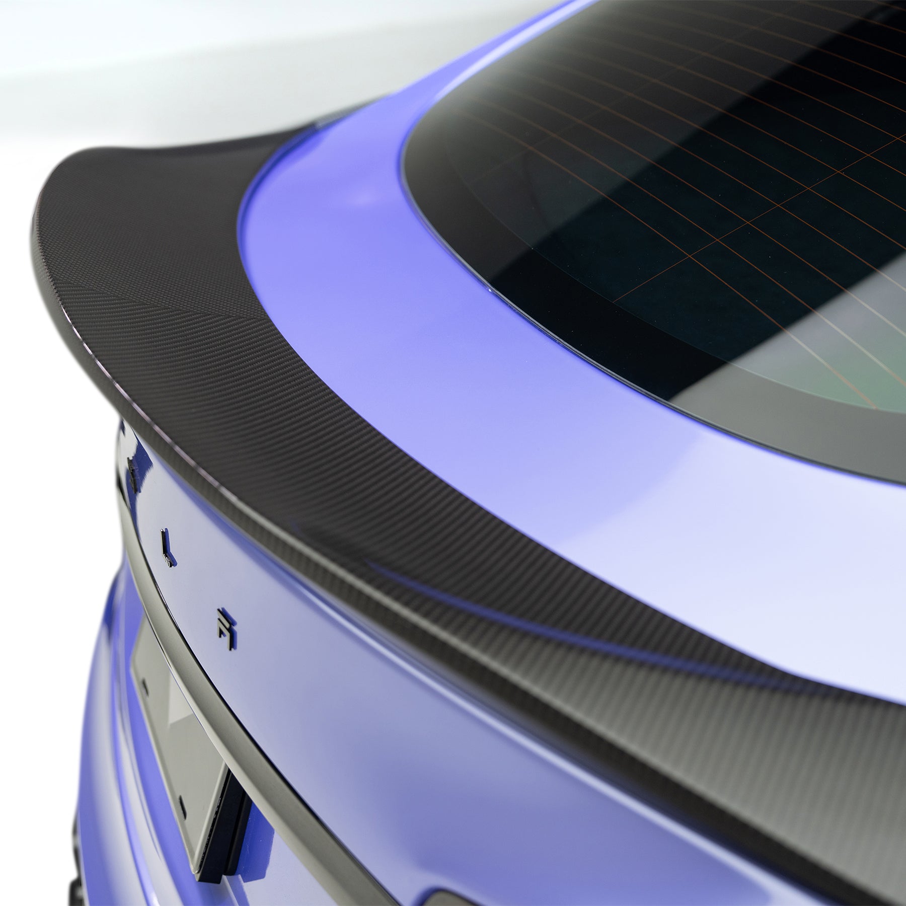 Vorsteiner TEV3060 VRS Tesla Model S Plaid Aero Decklid Spoiler Carbon Fiber PP 2x2 Glossy