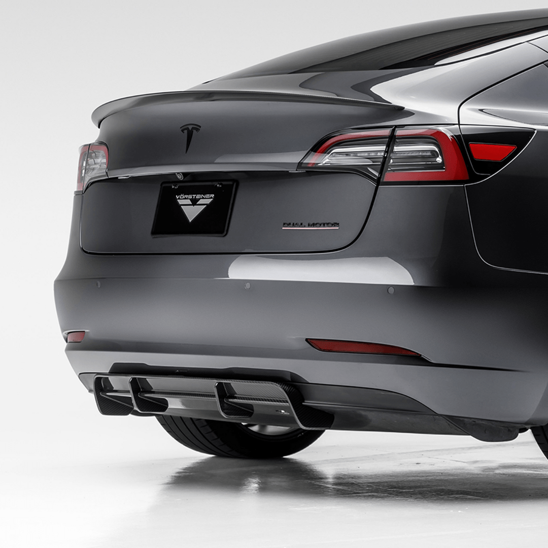 Vorsteiner TEV1055 Tesla Model 3 Volta Aero Rear Diffuser