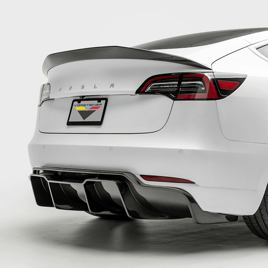 Vorsteiner TEV1050 Tesla Model 3 Volta Aero Rear Diffuser *TRACK EDITION*