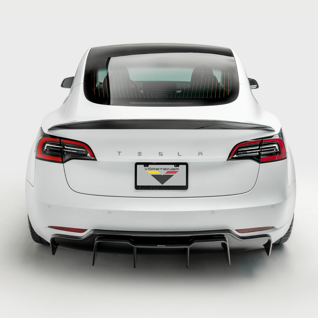 Vorsteiner TEV1050 Tesla Model 3 Volta Aero Rear Diffuser *TRACK EDITION*