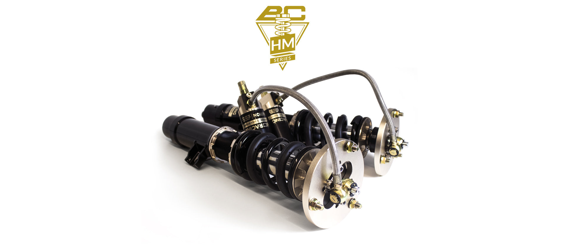 BC Racing BMW 3 Sedan Convertible RWD E46 (M3) (00-06) 6/9kg.mm HM Coilover Series
