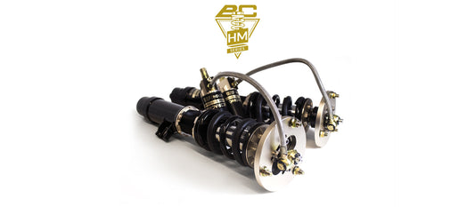 BC Racing BMW 3 Sedan Convertible RWD E46 (M3) (00-06) 6/9kg.mm HM Coilover Series