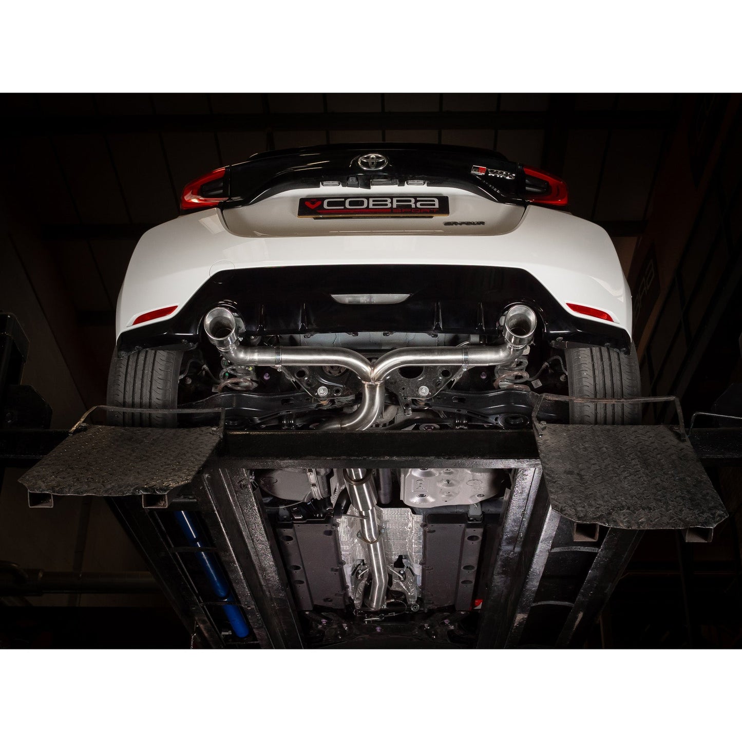 Cobra Exhaust Toyota GR Yaris 1.6 Venom Cat Back Rear Box Delete Performance Exhaust