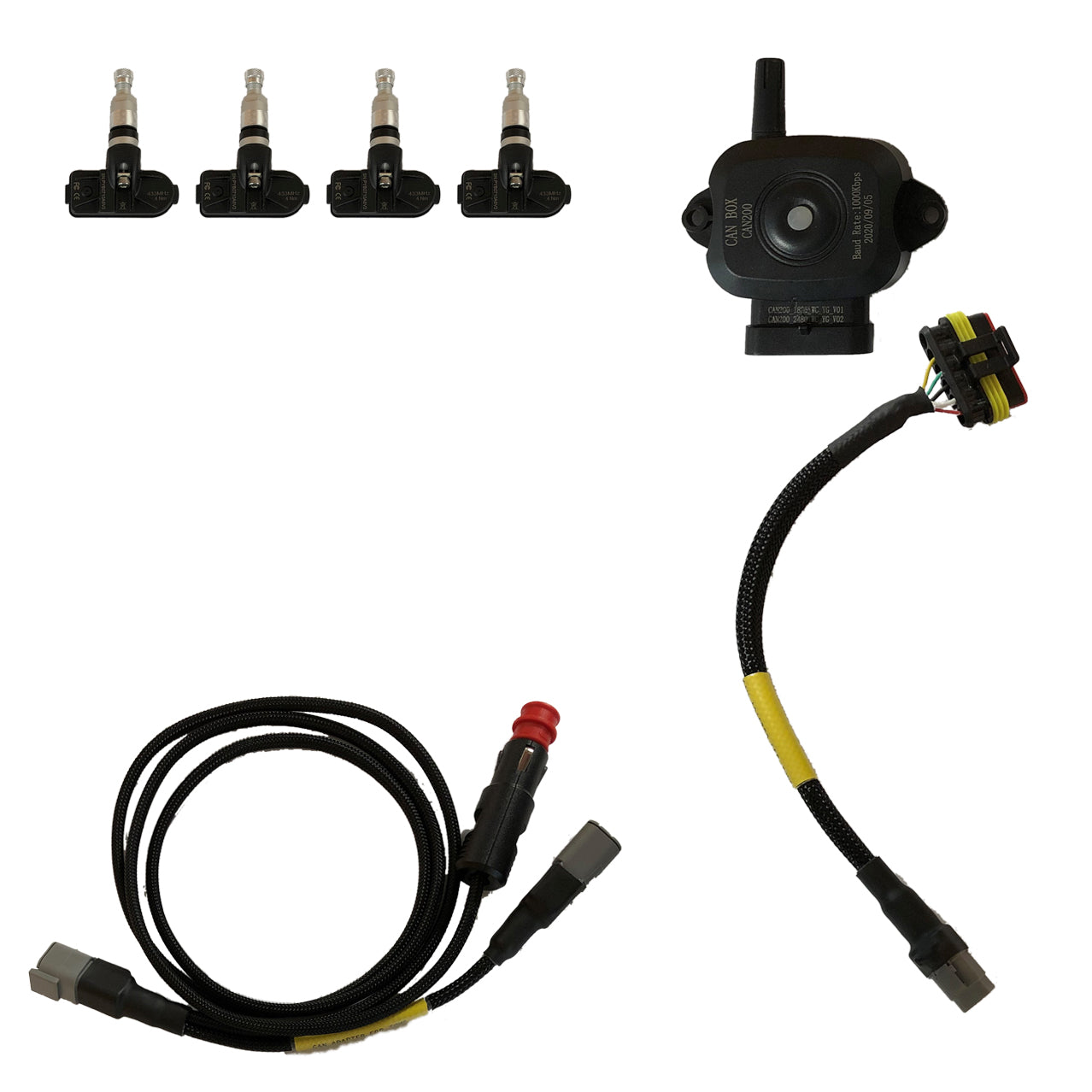 RN VISION P-TPMS-KIT-4-SENSOR-TRACKDAY TPMS KIT - TRACKDAY