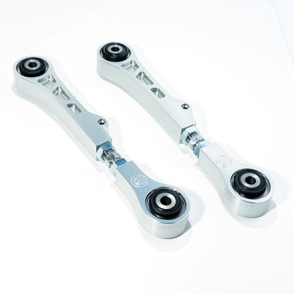 UNPLUGGED PERFORMANCE UP-MSMX-132-1.1 BILLET ADJUSTABLE REAR CAMBER ARM SET - STREET & TRACK DAY FOR TESLA MODEL S / MODEL X