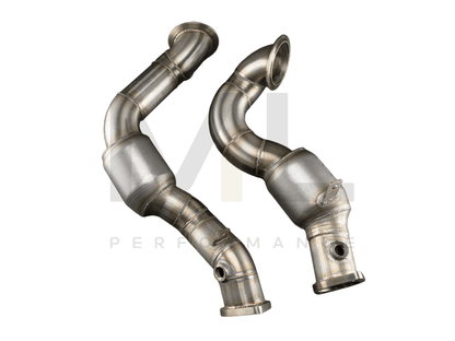 Ultimate Racing BMW N54 E82 E88 E90 E92 Metal Substrate High-Flow Catted Downpipes - RHD (135i & 335i)