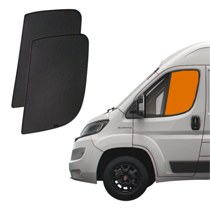 Heyner TRODUCATOF Fiat Ducato 3 2006-2015 - Front Windows Shades Set Of 2Pcs. (Moving Part Only)
