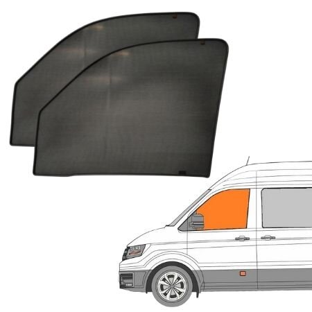 Heyner TROCRAFTER2 Volkswagen Crafter 2 Commercial 2016-Onwards - Front Windows Shades Set Of 2Pcs.