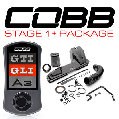 COBB VLK002011P-RED STAGE 1 + REDLINE CARBON FIBER POWER PACKAGE FOR VW (MK7/MK7.5) GTI, JETTA (A7) GLI, AUDI A3 (8V)