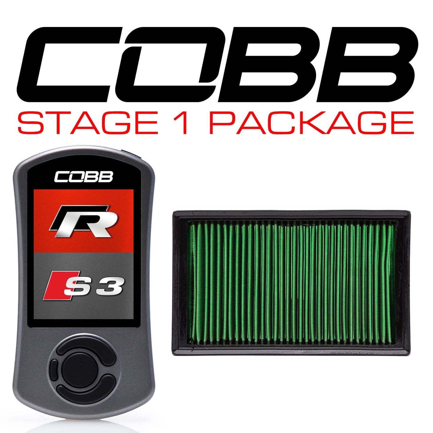 COBB VLK0030010-DSG VW STAGE 1 POWER PACKAGE WITH DSG FLASHING GOLF R (MK7) 2015-2017 USDM