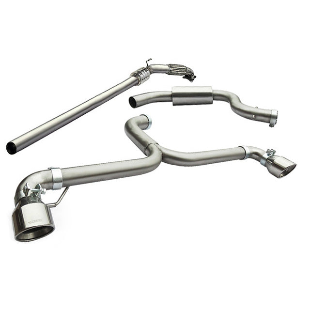 Cobra Exhaust VW Golf GTI (MK6) 2.0 TSI (5K) (09-12) Venom Box Delete Race Turbo Back Performance Exhaust