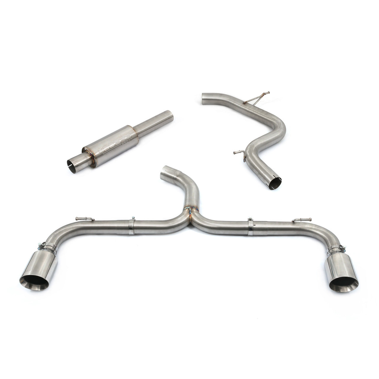 Cobra Exhaust VW Golf GTI (Mk8) 2.0 TSI (20+) Box Delete Race GPF Back Performance Exhaust