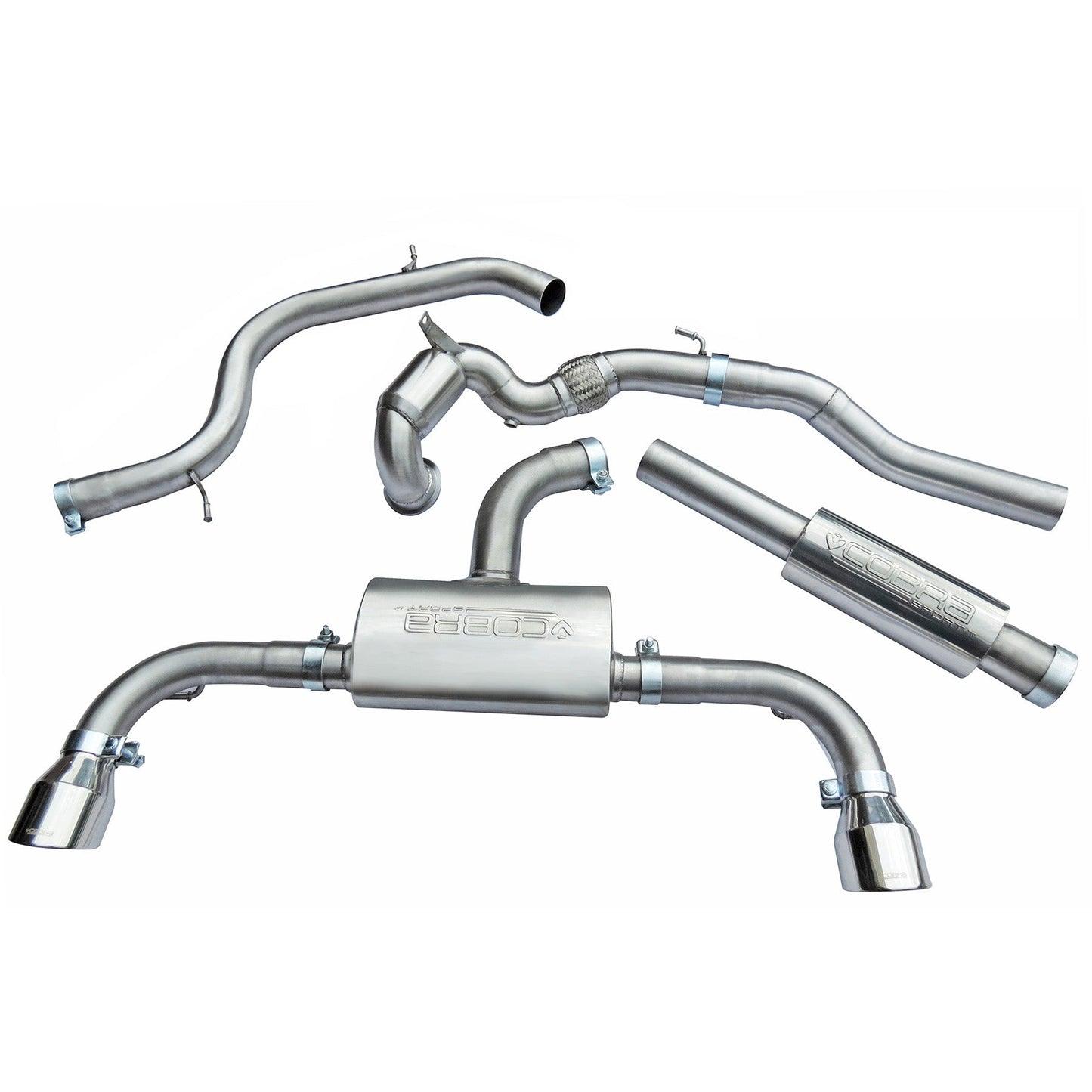 Cobra Exhaust VW Golf GTI (Mk7) 2.0 TSI (5G) (12-17) Turbo Back Performance Exhaust