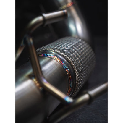 Cobra Exhaust VW Polo GTI (AW) Mk6 2.0 TSI (19-21) Sports Cat / De-Cat Front Downpipe (incl PPF delete) Performance Exhaust