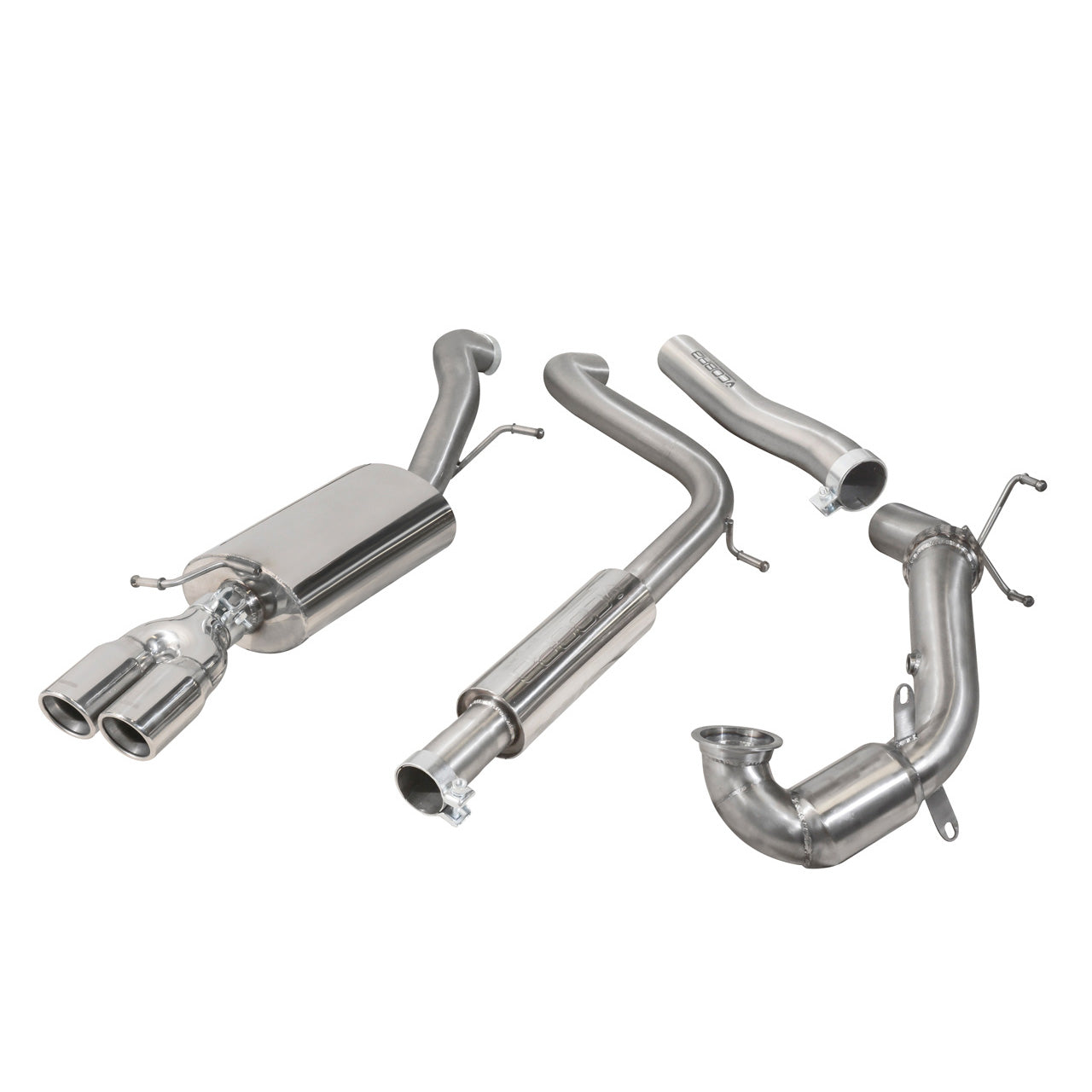 Cobra Exhaust VW Polo GTI (6C) 1.8 TSI (15-17) Turbo Back Performance Exhaust