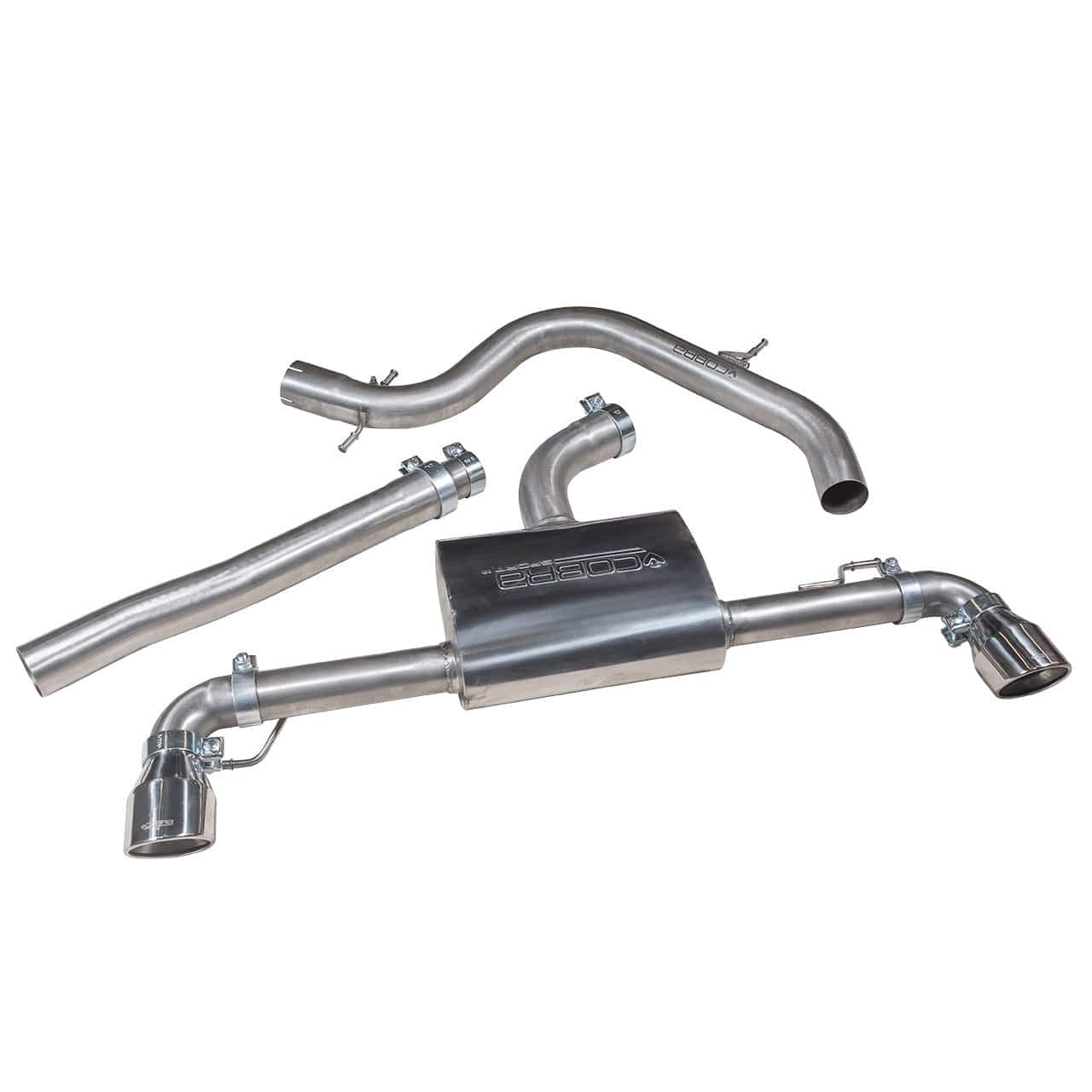 Cobra Exhaust VW Golf GT (MK6) 2.0 TDi 140PS (5K) (09-13) GTI Style Cat Back Performance Exhaust