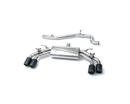 Valvetronic Exhaust System Volkswagen Tiguan R 2.0 TFSI 2020+ with Carbon Tips | ML Performance Car Parts