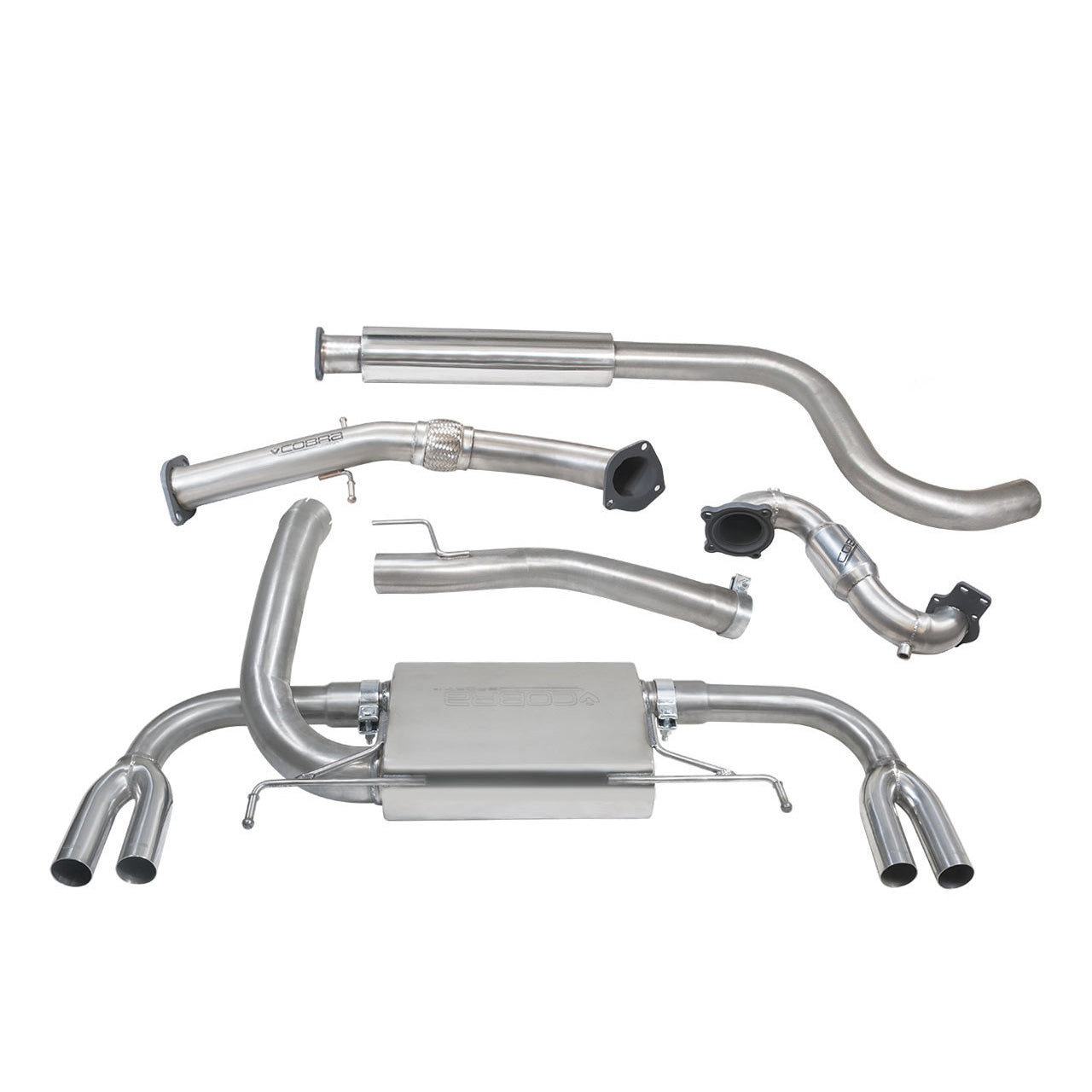 Cobra Exhaust Vauxhall Astra J VXR (12-19) Turbo Back Performance Exhaust