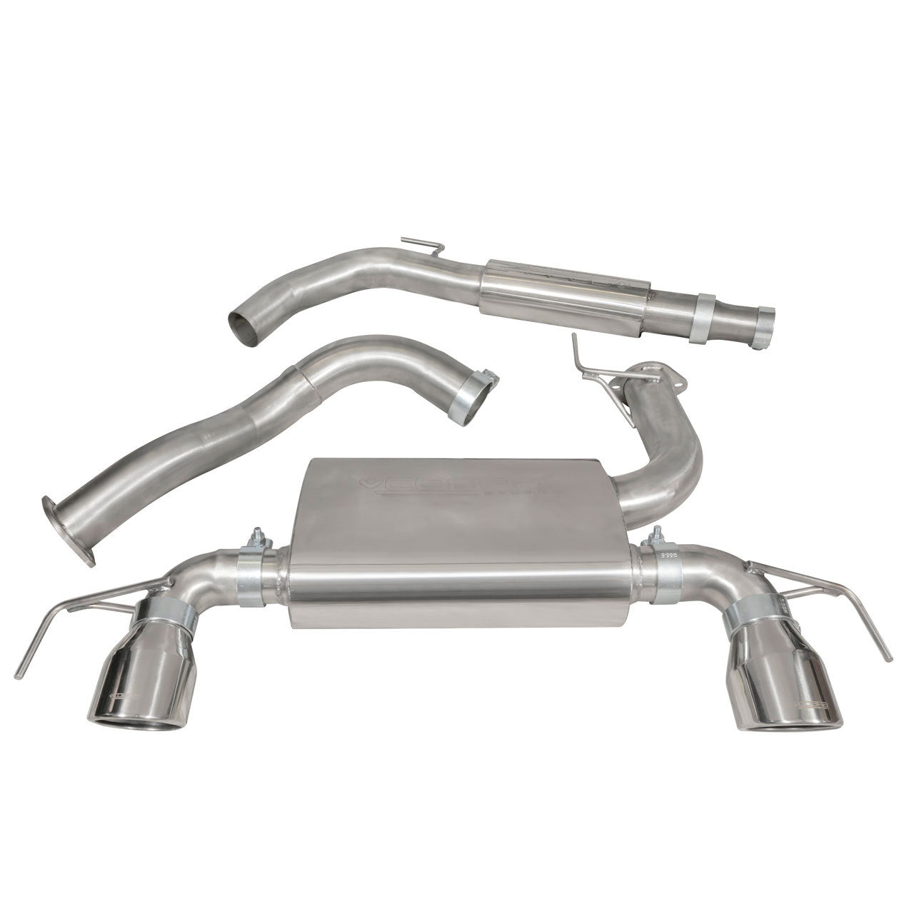 Cobra Exhaust Vauxhall Corsa E VXR (15-18) Centre and Rear Performance Exhaust