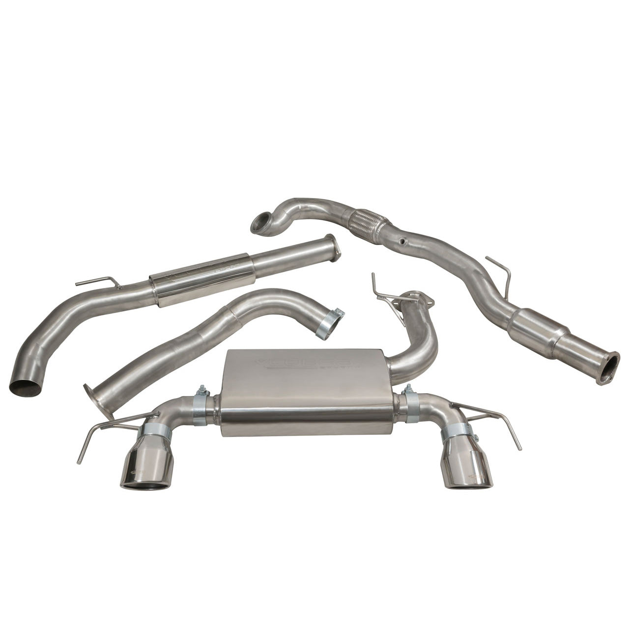 Cobra Exhaust Vauxhall Corsa E VXR (15-18) Turbo Back Performance Exhaust