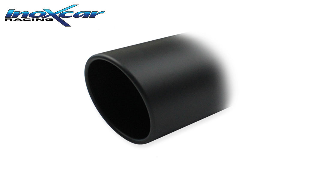 InoXcar CATBACK.BMG42.01.XR10BLACKMATT BMW G42 SERIE 2 Direct Central Pipe + Rear Silencer With End Pipe Diam. 100 X-Race Black Matt Dx+Sx