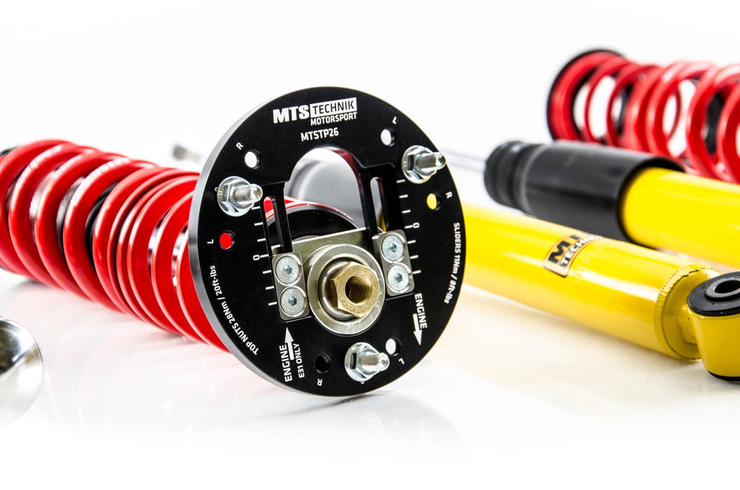 MTS Technik XMTSGWBM118 STREET COILOVER KIT W/ CAMBER ADJUST TOP MOUNTS (INOX) FOR BMW 3 COMPACT (E46)