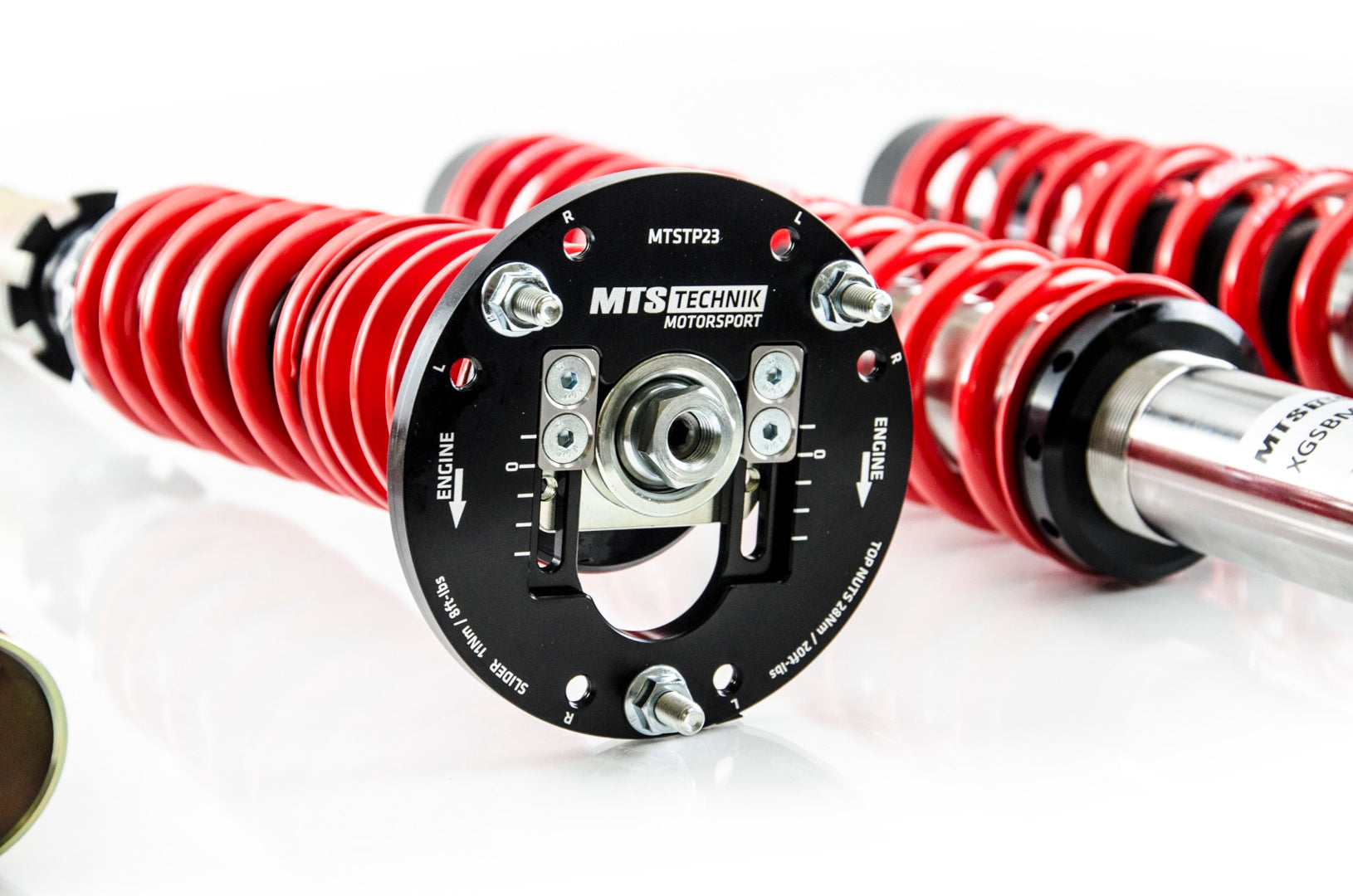 MTS Technik XMTSGWBM29 STREET COILOVER KIT W/ CAMBER ADJUST TOP MOUNTS (INOX) FOR BMW 7 (E23)