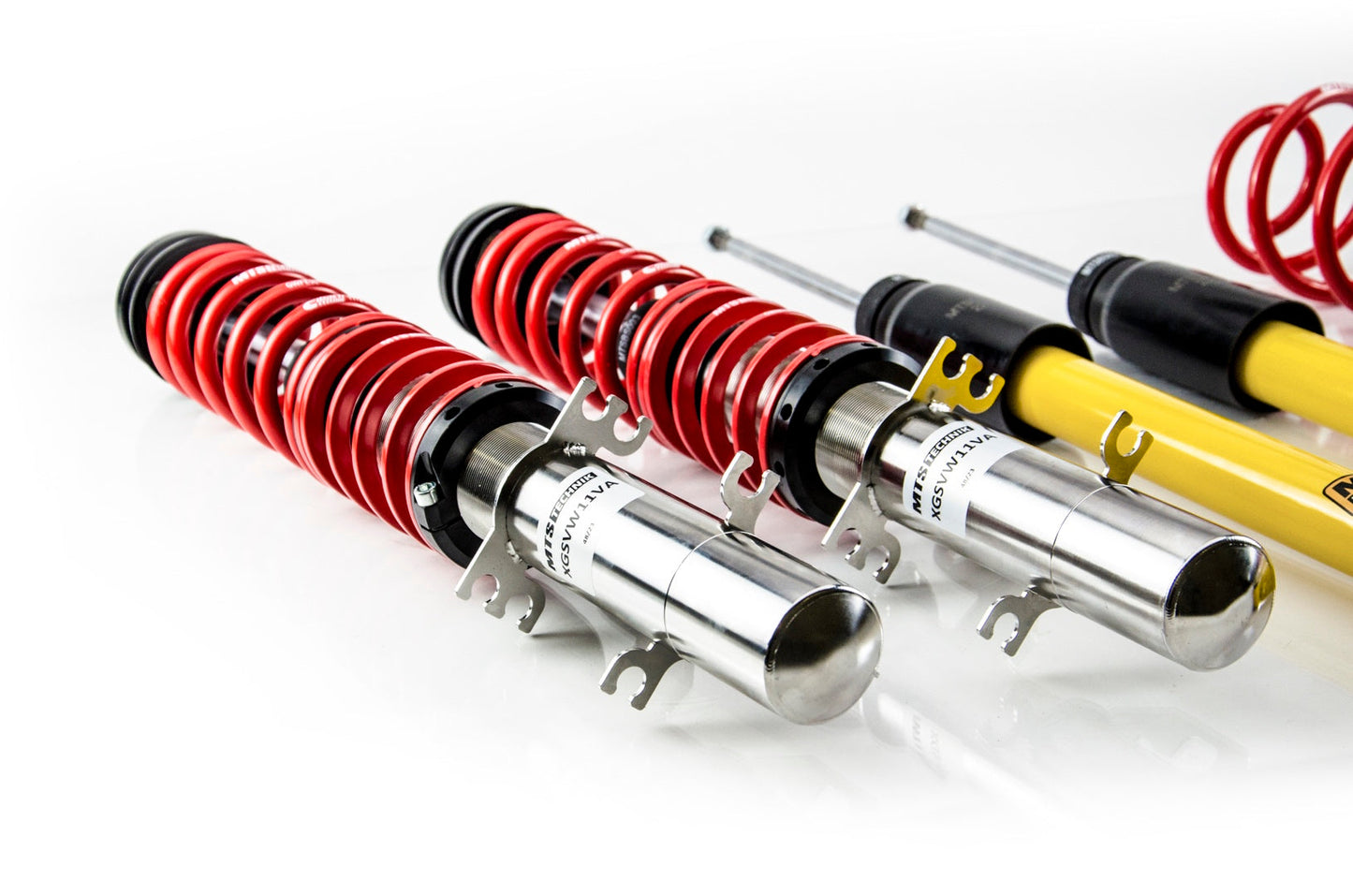 MTS Technik XMTSGWVW87 STREET COILOVER KIT W/ CAMBER ADJUST TOP MOUNTS (INOX) FOR AUDI TT (8N)