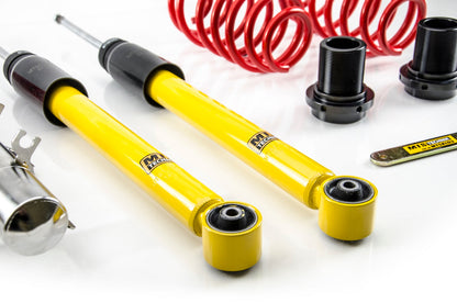 MTS Technik XMTSGWVW87-C COMFORT COILOVER KIT W/ CAMBER ADJUST TOP MOUNTS (INOX) FOR AUDI TT (8N)