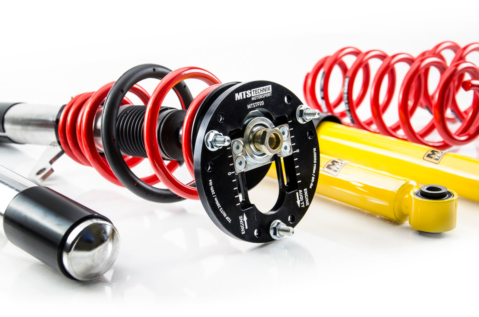MTS Technik XMTSGWVW96 STREET COILOVER KIT W/ CAMBER ADJUST TOP MOUNTS (INOX) FOR VOLKSWAGEN CC B7 (358)