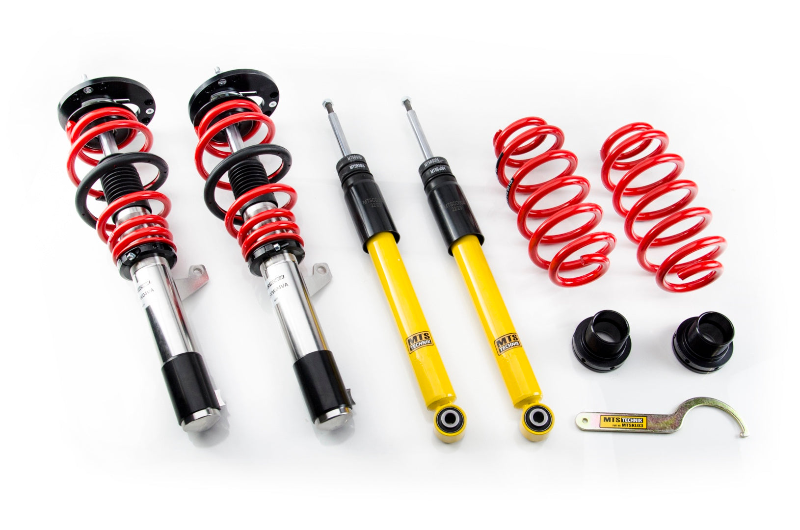 MTS Technik XMTSGWVW96 STREET COILOVER KIT W/ CAMBER ADJUST TOP MOUNTS (INOX) FOR VOLKSWAGEN CC B7 (358)
