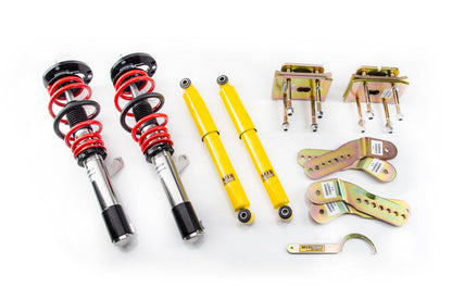 MTS Technik XMTSGWVW98 STREET COILOVER KIT W/ CAMBER ADJUST TOP MOUNTS (INOX) FOR VOLKSWAGEN CADDY III BOX BODY/MPV (2K/2C)