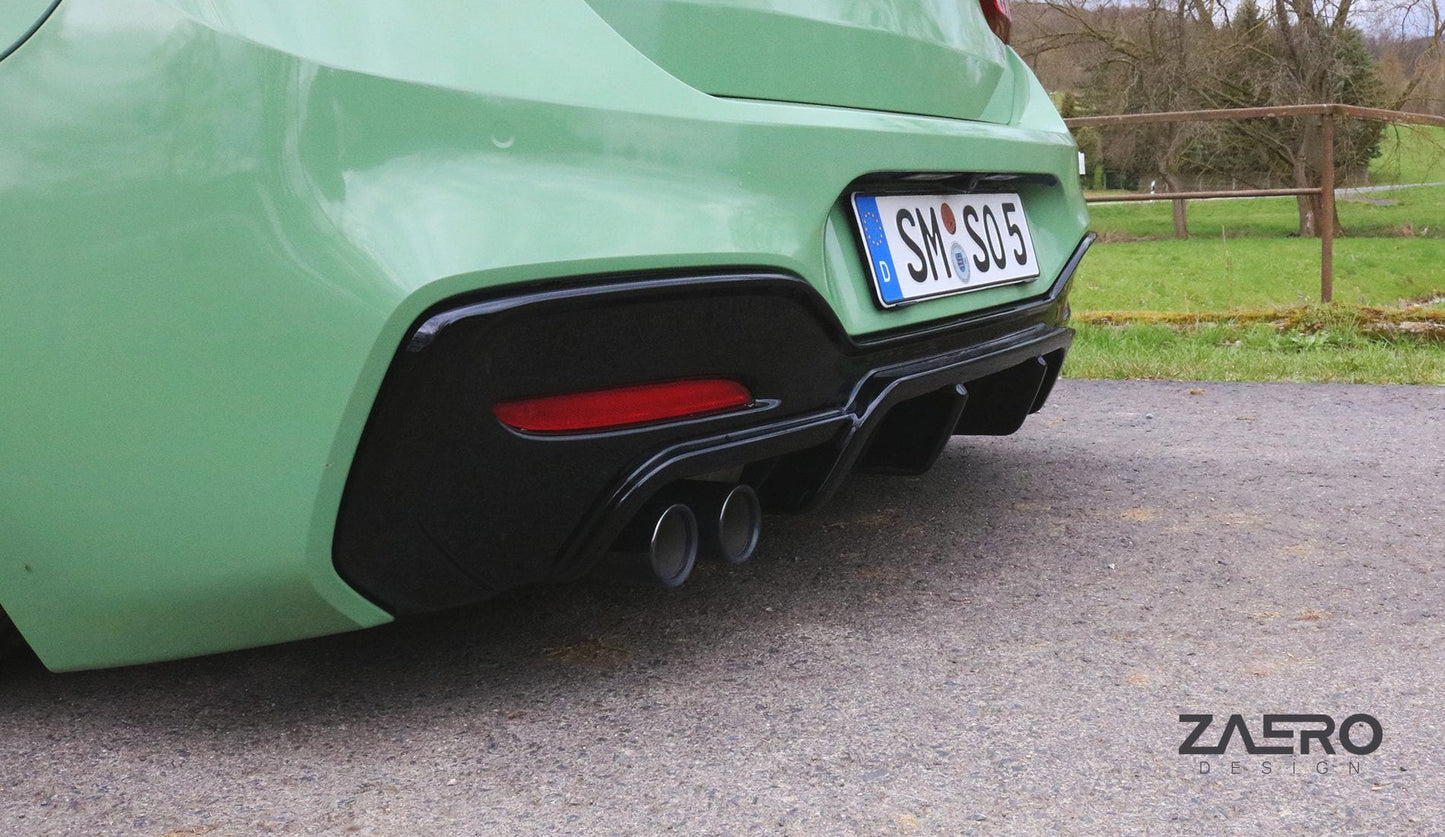 Zaero BMW F20 F21 LCI EVO-1 Rear Diffuser (Inc. 118i, 120i, 125i & M140i)
