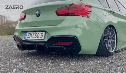 Zaero BMW F20 F21 LCI EVO-1 Rear Diffuser (Inc. 118i, 120i, 125i & M140i)