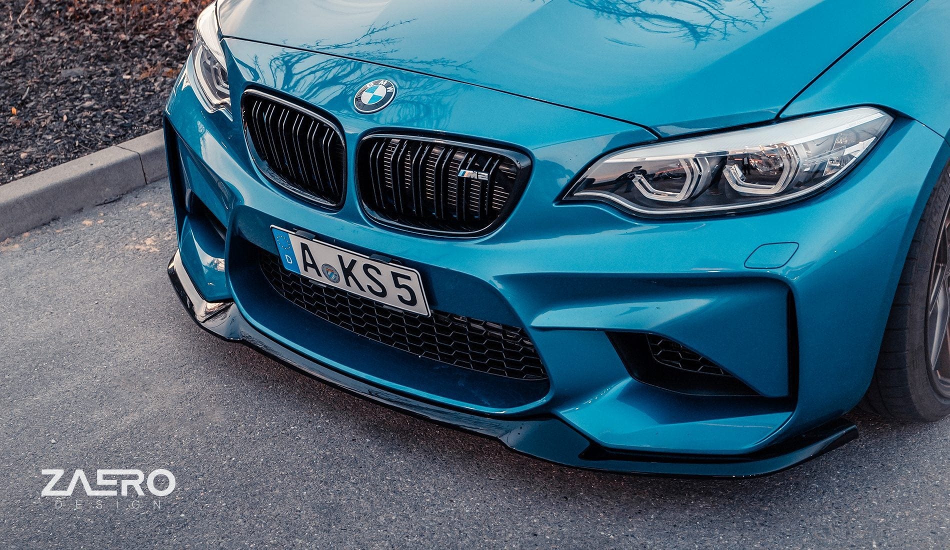 Zaero BMW N55 F87 M2 EVO-S Front Lip Splitter
