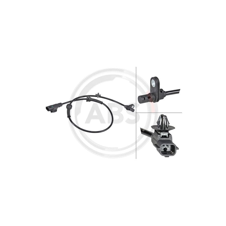 A.B.S. 30226 ABS Sensor for RENAULT Kadjar (HA_, HL_)