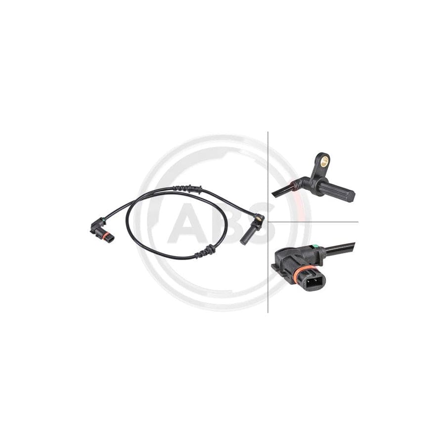 A.B.S. 30843 ABS Sensor suitable for MERCEDES-BENZ E-Class