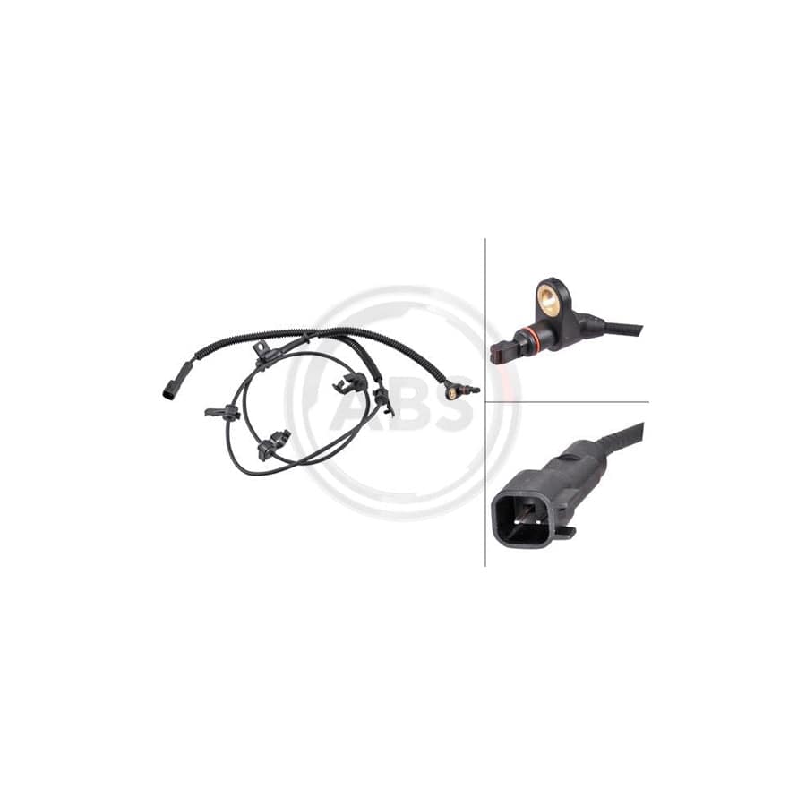 A.B.S. 31816 ABS Sensor for JEEP Cherokee III (KJ)