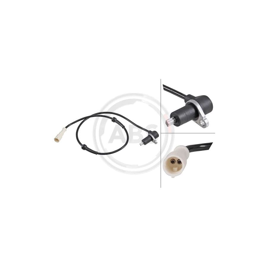 A.B.S. 31880 ABS Sensor for FIAT PALIO