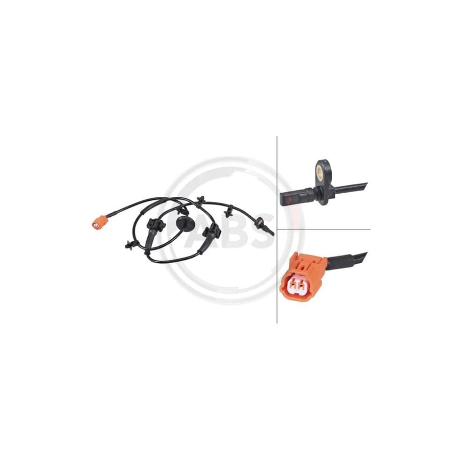 A.B.S. 32022 ABS Sensor for HONDA Jazz Hatchback (GD, GE3, GE2)