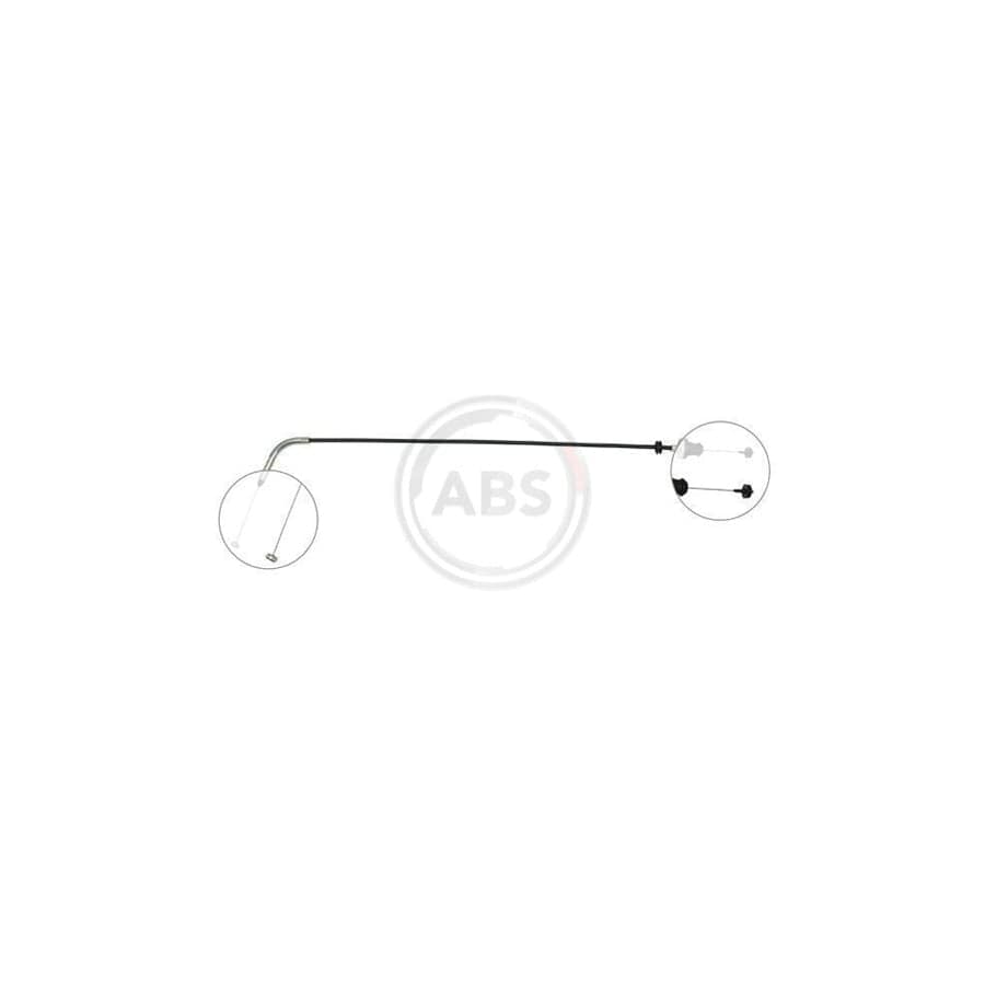 A.B.S. K37220 Throttle Cable for FIAT Panda I Hatchback (141)