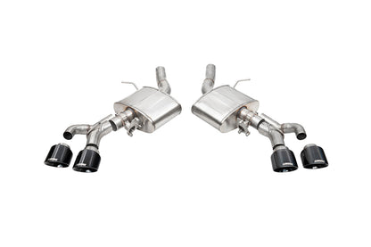 CORSA Performance Corsa 22-25 Cadillac CT4 V Blackwing 3in Active Valve Axle-Back - 4.5in Black Tip