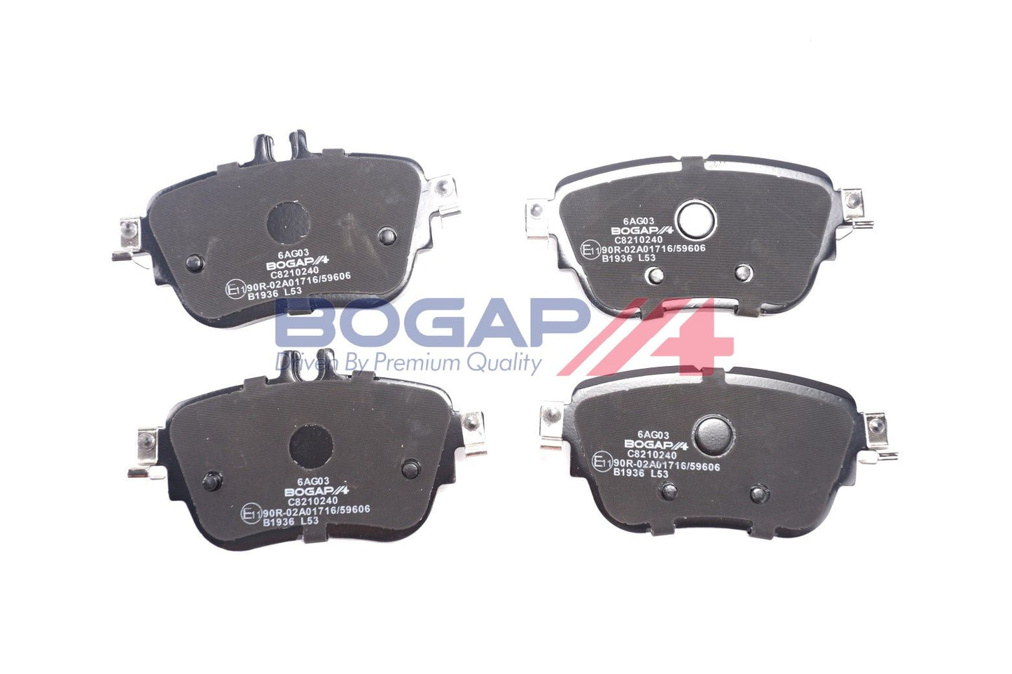 BOGAP C8210240 Brake Pad Set, Disc Brake