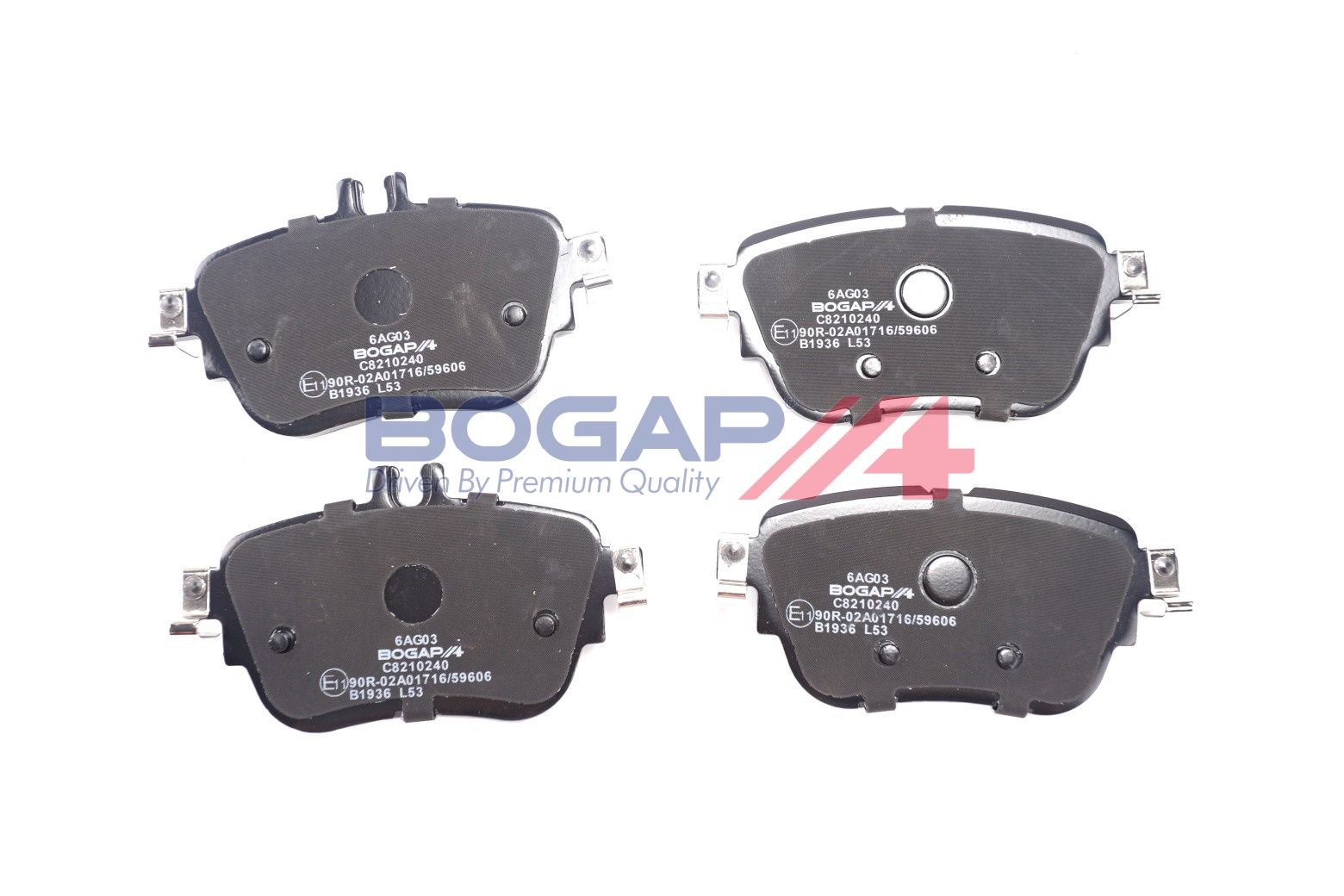BOGAP C8210240 Brake Pad Set, Disc Brake