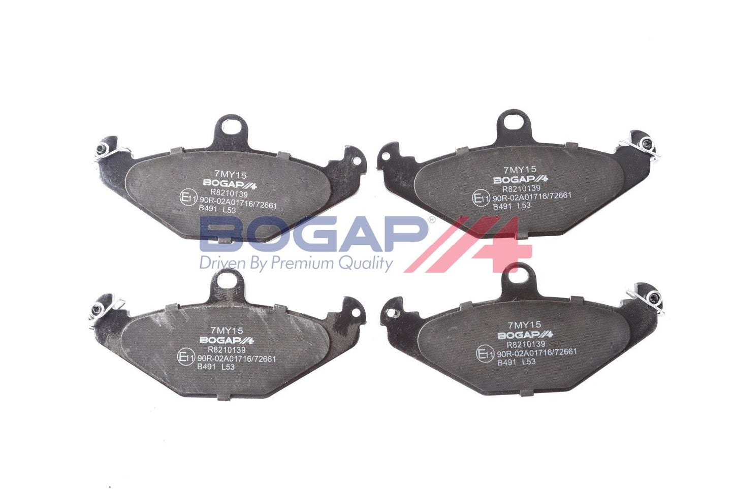 BOGAP R8210139 Brake Pad Set, Disc Brake