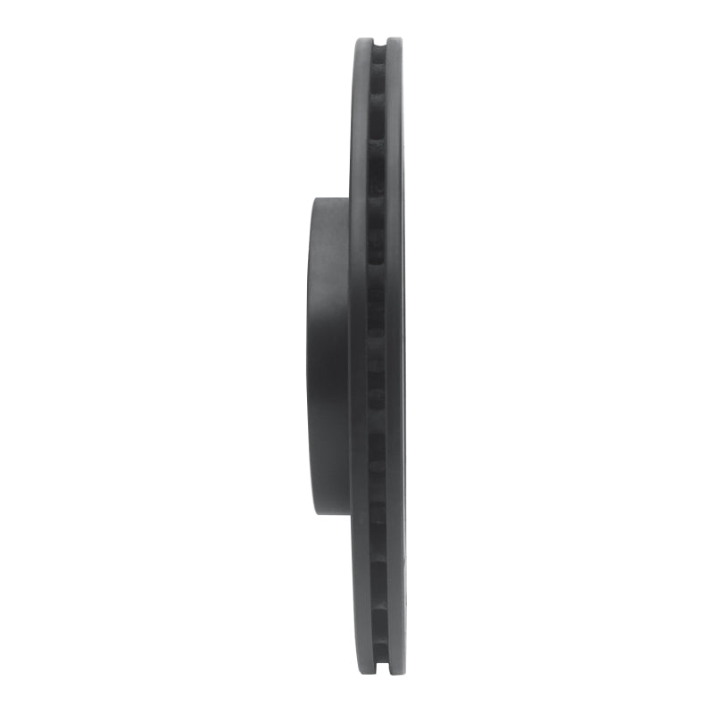 R1 Concepts R1 09-14 Mini Cooper (Excl Clubman) Front Right Drilled & Slotted Black Brake Rotor
