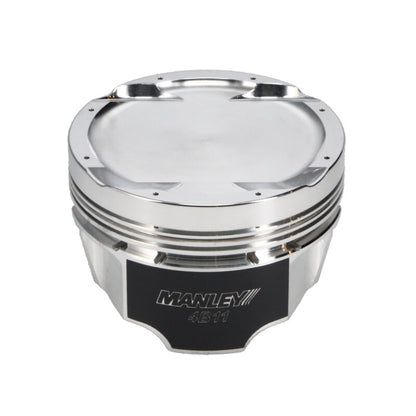 Manley Performance Manley 08+ Mitsubishi 4B11T 86.5mm (+.5mm) -11cc Dome 9.0:1 CR Turbo Tuff Series Piston Set w/ Rings